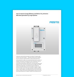 How to Improve Energy Efficiency and Reduce CO2 Emissions with Next-Generation N2 Purge Systems