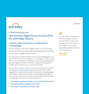 How to Build a Digital Finance Function Fit for the Technology Industry