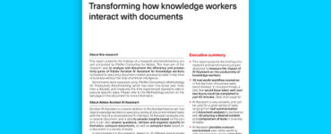 Adobe Acrobat AI Assistant: Transforming How Knowledge Workers Interact with Documents
