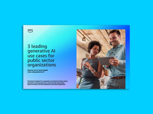 3 Leading Generative AI Use Cases for Public Sector Organizations